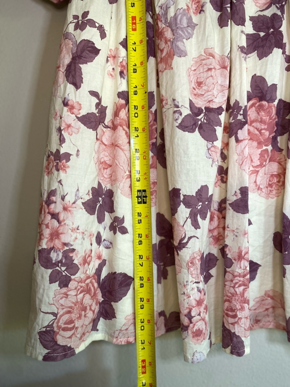 Trixxi Floral Puff Sleeve Mini Dress Size Large Romantic Boho Cottagecore - Picture 8 of 16